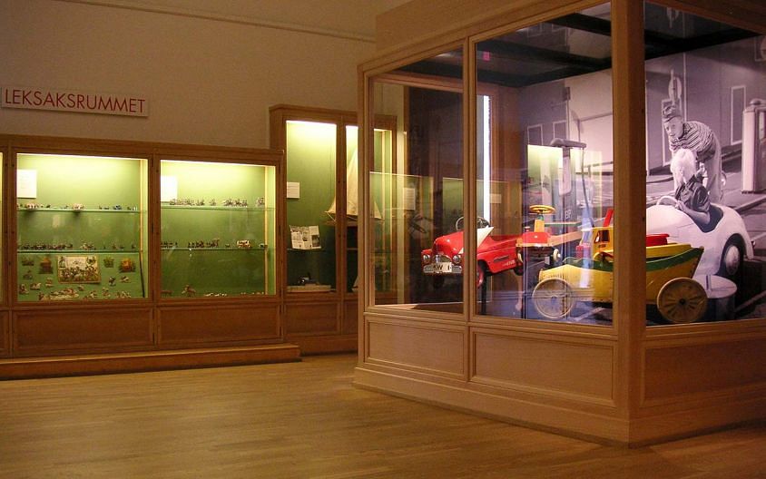 Игрушки в музее северных стран в Стокгольме